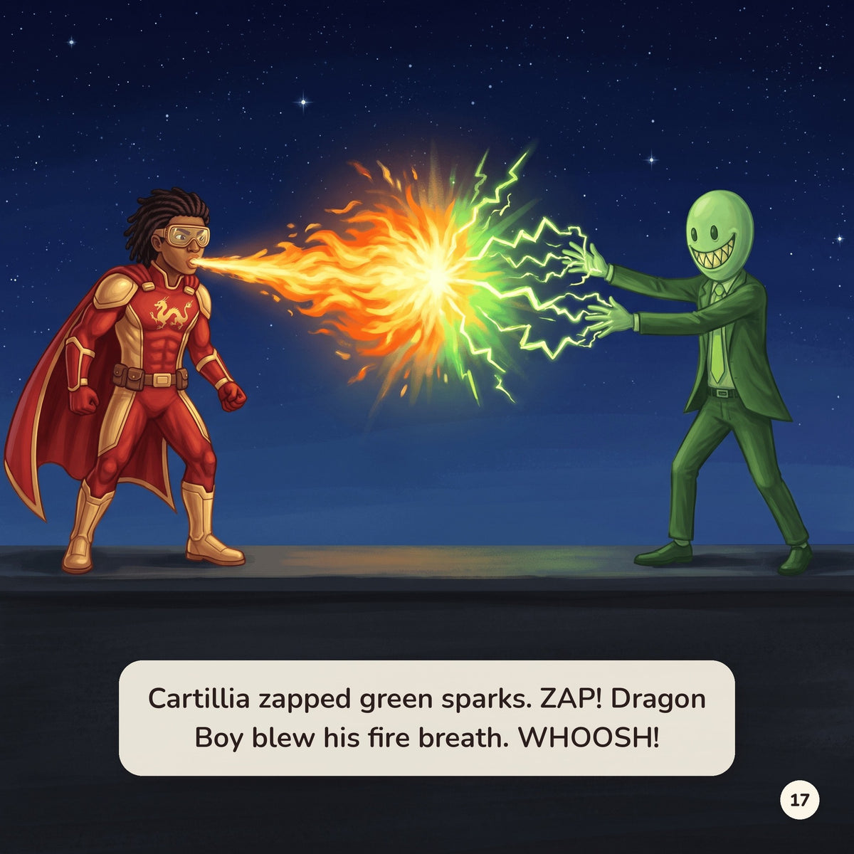 Dragon Boy and the Bean Thief inside pages
