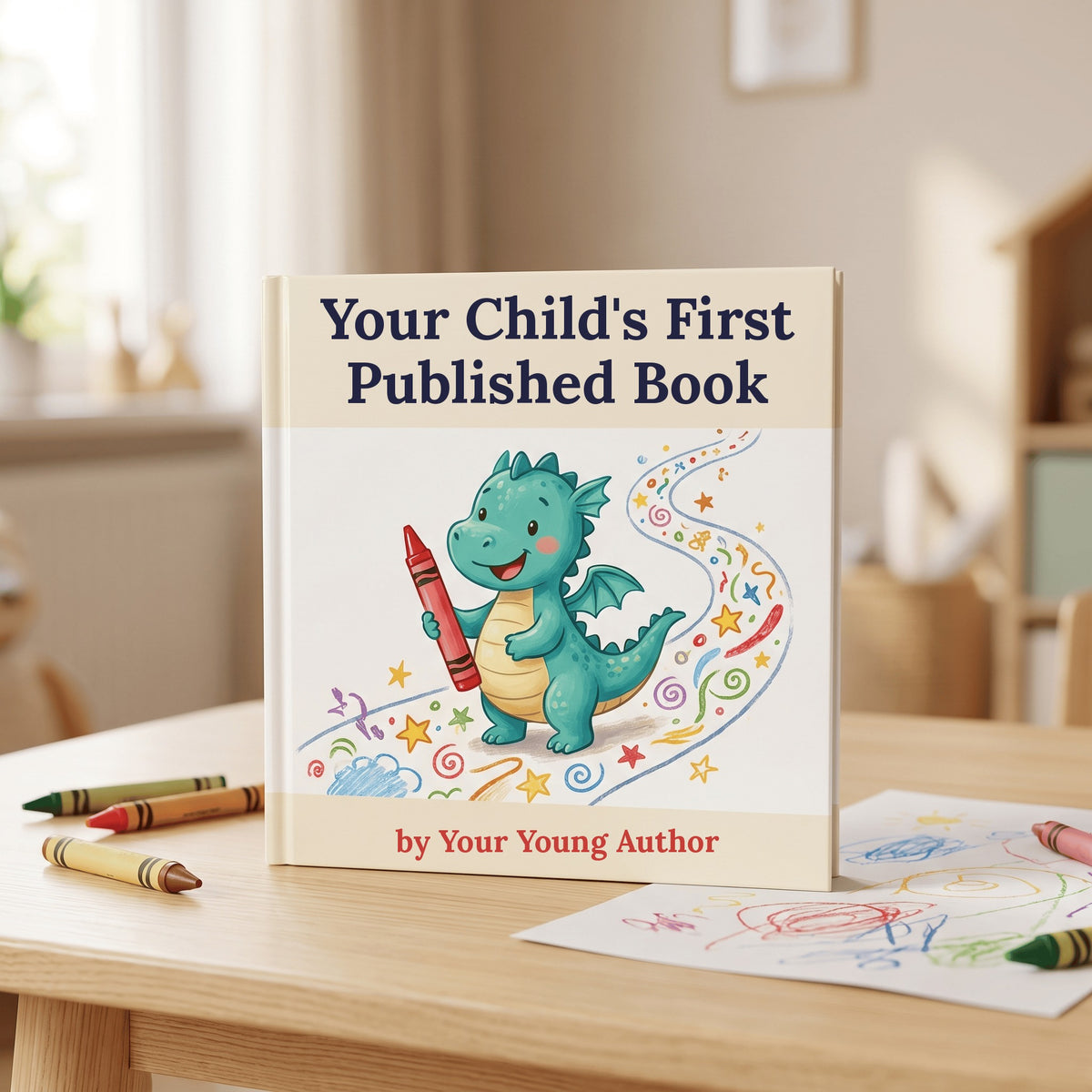 Your Child's First Published Book: a custom illustrated picture book by your young author, made by KidLore Books