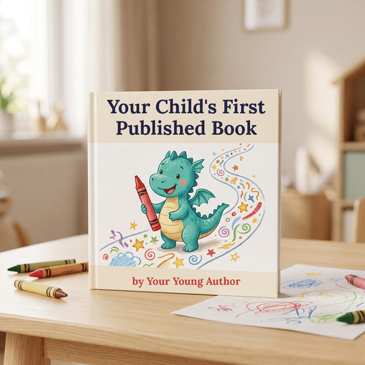 Your Child's First Published Book: a custom illustrated picture book by your young author, made by KidLore Books